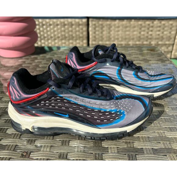 Nike Air Max Deluxe “Thunder Blue / Laser Fuchsia” Sneakers Women 5 / Kids 3.5Y - Picture 2 of 9